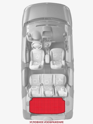 ЭВА коврики «Queen Lux» багажник для Autozam Carol